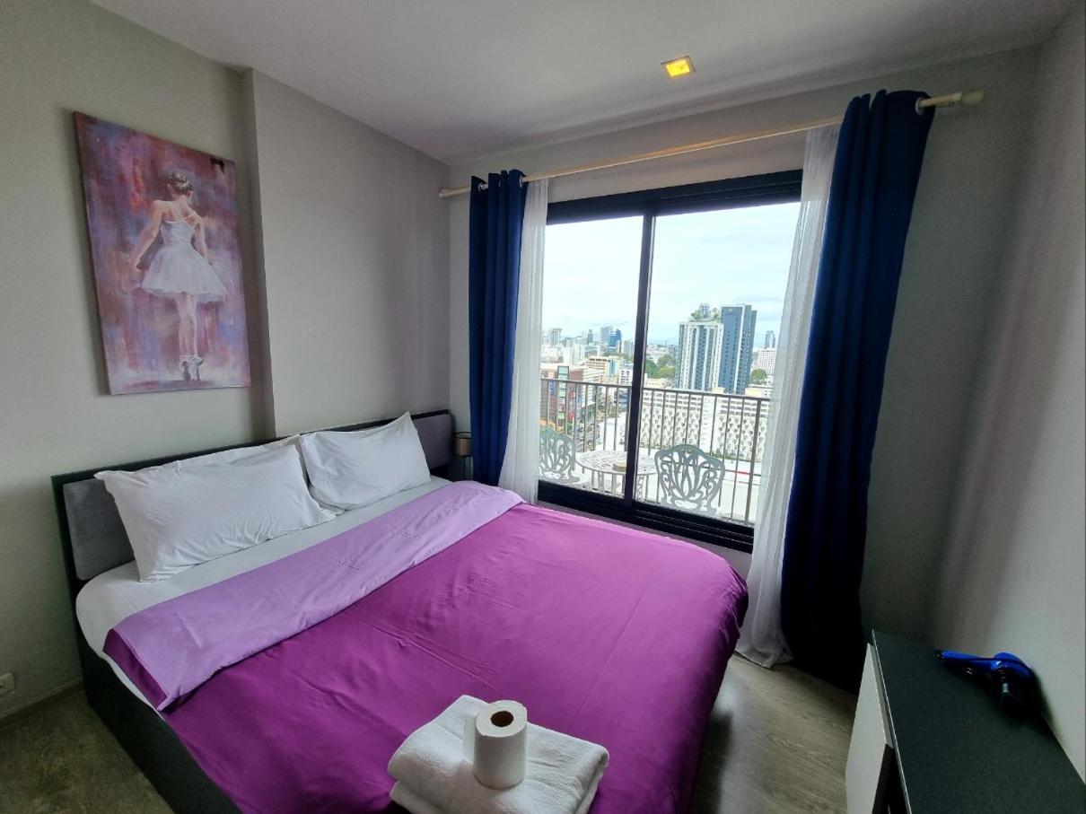 The Base Condo Center Of Pattaya Rooftop Swimming Pool Buitenkant foto